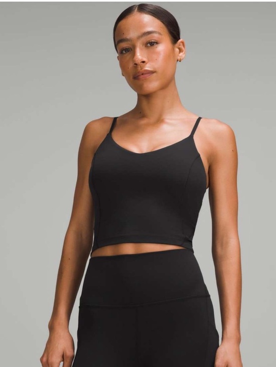 lululemon athletica Tops - Lululemon Align Cami Waist Length Nulu Black